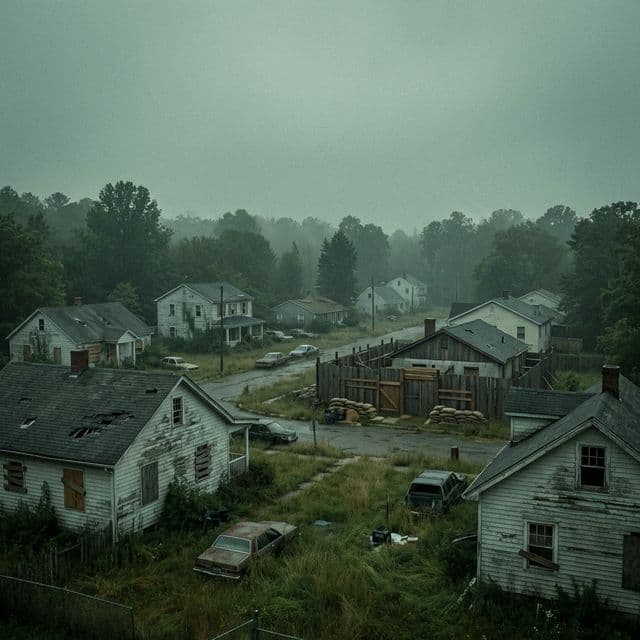 Project Zomboid post-apocalyptic town