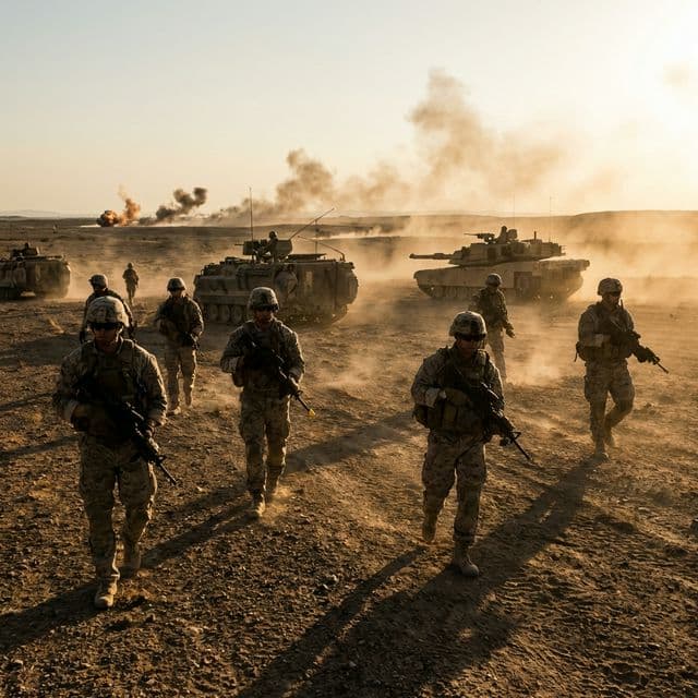 Squad tactical military gameplay