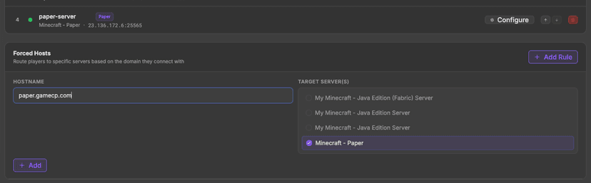 Minecraft Proxy Minecraft Velocity Proxy | Network Manager for Minecraft Servers — GameCP