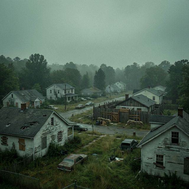 Project Zomboid post-apocalyptic town